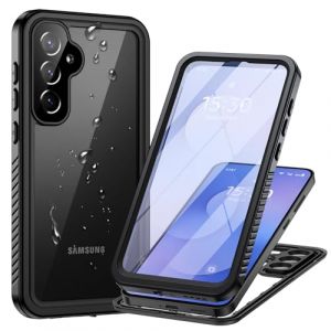 Focusor Coque pour Samsung Galaxy S25 FE &Eacute;tanche [IP68 Imperm&eacute;able] 360 Indestructible Antichoc Integral Antipoussi&egrave;re Anti-Neige Waterproof Etui avec Renforc&eacute;e Protection &eacute;cran pour S25 FE 5G,Noir (Focusor FR, neuf)