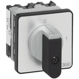 BACO NB02AQ1 Interrupteur sectionneur 16 A 1 x 90 &deg; gris, noir 1 pc(s) (Conrad Electronic France, neuf)
