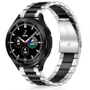 FOUUA Bracelet de Montre Bracelet Acier Inoxydable M&eacute;tal Bracelet de Montre 18mm 20mm 21mm 22mm 24mm &agrave; D&eacute;gagement Rapide Bracelets pour Hommes et Femmes.Bracelet de Montre Intelligent (NUCCE, neuf)