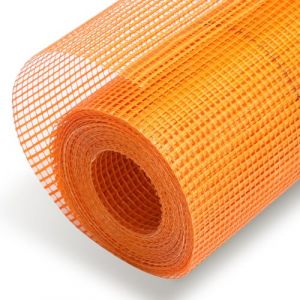 Hebitod Toile d'armature en fibre de verre, rouleau de 50 m² 1 m - Tissu de plâtre intérieur robuste - Grille de protection contre les oiseaux blanche pour renforcement des murs et prévention des (fanke-tech, neuf)