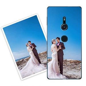 Sunrive Coque personnalisée Compatible avec Sony Xperia XZ2, Personnalisable avec Votre Propre Image, PhotoTexte, DIY Silicone Étui Housse Protecteur Souple Gel Transparent Back Case (sunrive, neuf)