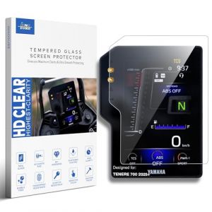 INNOSURE Film de protection d'&eacute;cran en verre tremp&eacute; pour Yamaha Tenere 700 (2025+) - &Eacute;cran de 6,3" - Anti-rayures et anti-traces de doigts - Transparent HD (INNOSURE, neuf)