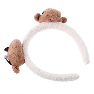 Healeved 1 Pc bandeau en corne de veau déguisement ca animal cute silletum cosy accessoire de coiffure bandeau de dessin animé bandeau en corne de boeuf bandeau pour enfants flanelle Coffee (Sonieg, neuf)