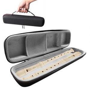 Étui à flûte - Étui à flûte - 35,5 x 9 cm - Étui à flûte alto - Sac de transport - Sac de rangement - Étui rigide en EVA avec fermeture éclair - Sac de rangement pour instruments à flûte débutants (zhangzhipoxrcai, neuf)