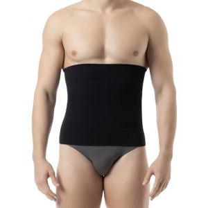 Farmacell Man 405 (Noir, M) Gaine Homme Serre Taille Ceinture Minceur Gainante Ventre Plat (RelaxsanShop, neuf)
