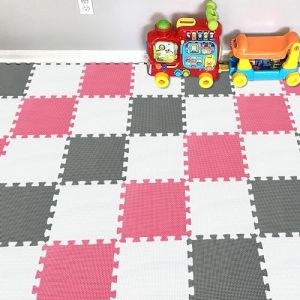 YIMINYUER Tapis Mousse bébé Puzzle de Sol Bebe Tapis pour Dalle Jeu Enfant R01R09R12G301025 (YIMINYUER TOYS, neuf)