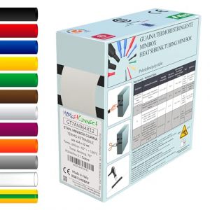 MarketConnect® Gaine Thermorétractable Ø 16 mm, L 6mt • BLANC • MINIBOX 2:1 BIG (MARKETCONNECT, neuf)