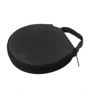 Sac de rangement pour CD et DVD de voiture &ndash; Portefeuille en tissu Oxford imperm&eacute;able avec pochette doubl&eacute;e non tiss&eacute;e, &eacute;tui de rangement portable compact de 16 cm pour 20 disques (noir) (Xinkestore, neuf)