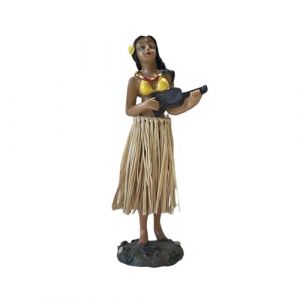 LOVIVER Poupée hawaïenne de Tableau de Bord hawaïen avec Guitare, Figurines de Collection de Tableau de Bord de Voiture, Cadeaux pour la décoration de la, modèle A (LOVIVER FR, neuf)
