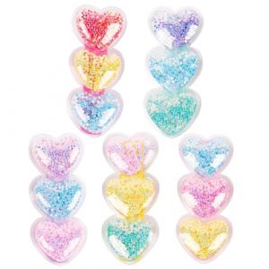 Beavorty 5 Pièces Clip de canapé Love Flow barrettes pour cheveux fins barrettes à cheveux pour cheveux fins accessoires pour cheveux pour filles 4-6 pince à cheveux coeur Plastique (T Innovation·HX, neuf)