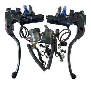 Frein d'embrayage Levier Pompe d'embrayage De Frein De Moto &Agrave; Montage Radial 19rcs Ma&icirc;tre-Cylindre en Aluminium Forg&eacute;, Embrayage De Perche Leviers Frein &agrave; Main (Color : 1 Pair Pump B LOGOB) (清航商贸有限公司, neuf)