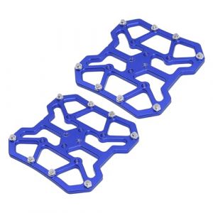 P&eacute;dales, Adaptateur de Plate-Forme Automatique en Alliage D'aluminium, P&eacute;dales Plates pour V&eacute;lo de Montagne, V&eacute;lo de Route (Blue) (Beiyizhu, neuf)