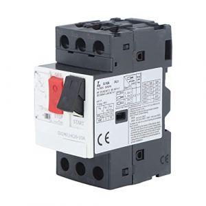 Disjoncteur Moteur AC690V Protection contre les Courts-circuits contre les Surcharges Disjoncteur de Protection Moteur avec Montage sur Rail de Guidage de 35 Mm (GV2-ME10C 4-6.3A) (Simangy, neuf)