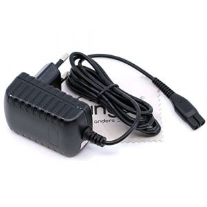 Chargeur Compatible Philips Series 1000 BT405/16, Series 3000 BT3206/14 BT3208/15 QT3900/15 QT4000/42 QT41001 QT4002 (Remplace A00390 CP0925/0) avec Tissu de Nettoyage d'écran mungoo (mobilschleuder, neuf)