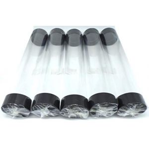 docsmagic.de 5 x Playmat Tube Big Transparent Clear - 7 x 36 cm - Poster Artwork Tapis de Jeu Rouleau de Transport Transparente (docsmagic, neuf)