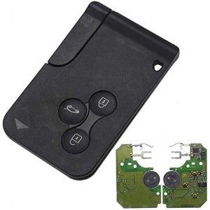 smartcard Carte compl&egrave;te avec &eacute;lectronique &agrave; Programmer pour Renault Sc&eacute;nic M&eacute;gane 2 Koleos Clio 3 Laguna Scenic 2 Grand Scenic 2 433Mhz ID46 PCF7947 ProPlip (Pro-Plip, neuf)