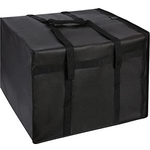 musbus Sac Isotherme de Livraison de Nourriture Chaude de 40 litres - 40cmx40cmx35cm - Id&eacute;al pour Les livreurs de Pizza - Garde Les Aliments Chauds ou froids &agrave; emporter, Rouge, Organiseur de Sac (musbus, neuf)