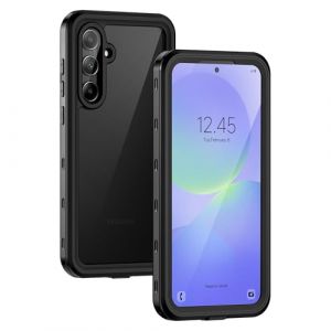 Lanhiem Coque pour Samsung Galaxy A36 5G, [IP68 &Eacute;tanche & Antichoc] 360 Protection Integrale Double Renforc&eacute; Waterproof Etui Antipoussi&egrave;re Incassable Housse Compatible avec Samsung A36, Noir (LanhiemDirect FR, neuf)