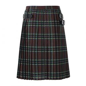Kilt écossais pour Hommes, Taille élastique, avec Doublure en Maille, Cordon de Serrage réglable, Respirant, à séchage Rapide, Noir, Blanc, Vert, Gris, Kilt Cargo Tactique et Grandes Poches, Kendo (TTorju, neuf)
