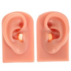 NOLITOY 2 Pièces D'oreille Antibruit Kit De Perçage D'oreille or Écouteurs Oreilles Boucle Bouchon D'oreille Boules Quies Oreillettes Modèle De Perçage D'oreille Gel De Silice (M.Meteorite, neuf)