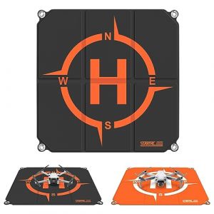 STARTRC Drone Landing Pad,50cm(19”) RC Hélicoptère Piste Pliable d'atterrissage pour DJI Mini 4k/Mini 4 pro/Avata 2/Mini 3 Pro/Mini 2 SE/Mavic 3/Air 3/ Mavic Mini 2/Mavic Air 2/Mavic 2 /FPV Drone (TOMAT-EU, neuf)