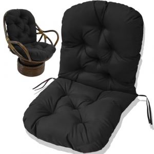 JIcloun Fauteuil en Rotin Pivotant Coussin pour Fauteuil À Bascule Intérieur Rocker Coussin Pivotant Pad de Remplacement pour Fauteuil Durable Doux Coussin,A3 (BVngHengYangShiQiDongXia, neuf)