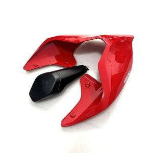 FJHEBIOUB Carénage De Siège Arrière De Moto pour Ducati Panigale V4 V4S V4R V2 & Streetfighter V4 V4S V4R V2 Carénage Arrière Bosse Housse Siège Simple Accessoires Moto(Red A Set) (dengzhoushixuandeshangmaoyouxiangong, neuf)
