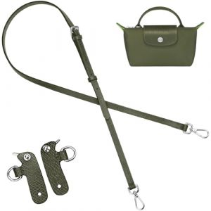 jiesinlov sac en cuir de bandouli&egrave;re r&eacute;glable kit de conversion sangle pour Le Pliage anse bandouliere pour sac Pouch(MINI Nouvelle Version-Vert Fonc&eacute;) (jiesinlov, neuf)