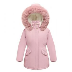 Nemopter Manteau de fille Veste Fille Enfant Mignon Manteau Polaire Blouson Longue Chaud Hiver (Nemopter, neuf)