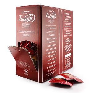 Lucaff&egrave; - 150 Caf&eacute; Dosettes ESE 44 mm, Mr. Exclusive 100% Arabica long, pour machine a cafe espresso, Compatible Cafetiere dosette | Torr&eacute;faction moyenne | Emballage &Eacute;cologique (Lucaff&eacute;, neuf)
