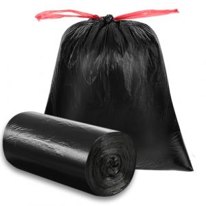 O2frepak Sac Poubelle 100 Litres avec Liens Coulissants,Sac Poubelle Haute R&eacute;sistant (80x100cm,30 Sacs) (O2frepak Direct, neuf)