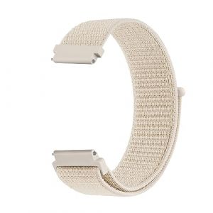 Wanme 20mm Bracelet Compatible pour Garmin Vivoactive 3/Venu/Venu Sq/Venu Sq 2, Nylon Bracelet pour Garmin Vivoactive 3 Music, Forerunner 245/245 Music/645/645 Music, Forerunner 55 (Starlight) (DgYuanLiYuan, neuf)