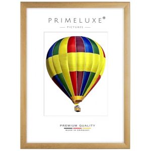 PrimeLuxe Cadre photo en bois 32 x 45 cm (Dimension de l'image) en Or-essuyé | Couleur et taille sélectionnables | pour affiches | Puzzle | collage de photos (E-Commerce DELUXE, neuf)