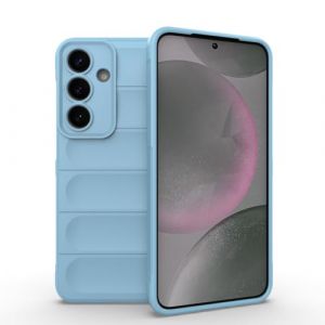 RankOne Coque en Silicone Liquide Airbag pour Samsung Galaxy S25+ / Samsung Galaxy S25 Plus (6.7" inches), Housse Etui de Résistant Aux Chocs de Bouclier - Bleu Clair (Rankone, neuf)