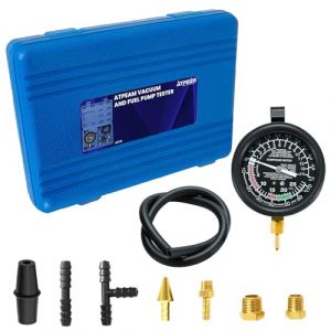 ATPEAM Vacuom&egrave;tre D&eacute;pressiom&egrave;tre Moto et Voiture, Testeur de Vide 0-10 PSI pour Pompe &agrave; Carburant et Moteur, Manom&egrave;tre &agrave; D&eacute;pression (ATP Technic, neuf)