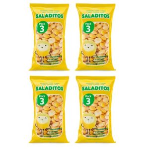 Saladitos - Haricots blancs de lupin bouillis et marin&eacute;s en saumure - Haricots lupins emball&eacute;s individuellement | 12 x 95 g (Portugal Essentials - FR, neuf)