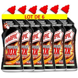 HARPIC Lot de 6 Flacons de 750 ml Gel Power Plus Nettoyage Efficace Sans Brosse (Pennguin-FR-Home, neuf)