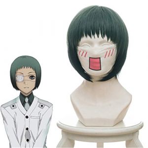 Anime Tokyo Ghoul: re Mutsuki Toru Cosplay perruque dégradé couleur courte synthétique Bobo cheveux Halloween fête Costume perruques + casquette de perruque (good stuff A, neuf)