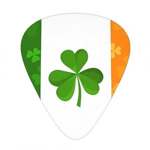 Yifhdes Lot de 12 médiators drapeau irlandais pour guitare folk, acoustique, basse, électrique, banjo ou ukulélé. Solo, riff, cadeaux (zhangzhendong123, neuf)