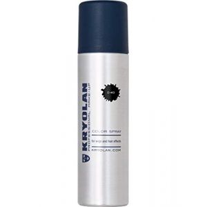 Kryolan Color Spray (150 ml) noir opaque. (AVISH21, neuf)