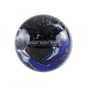EMAX | Boule de bowling Pro Bowl Spareball | Boule de bowling en polyester poli | Balles de bowling pour femmes, hommes, enfants, adultes | Balle de loisir et de loisirs | Bleu/noir/argent | 9 LBS (Emax Bowling Service, neuf)