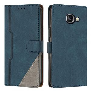RADOO Coque pour Samsung Galaxy A3 2016/A310, Housse Etui Portefeuille Cuir Multifonction, Fermeture Magn&eacute;tique &agrave; Clapet Anti-Choc Flip Case Compatible avec Samsung Galaxy A3 2016/A310 (Bleu) (Radoo EU Direct Store, neuf)