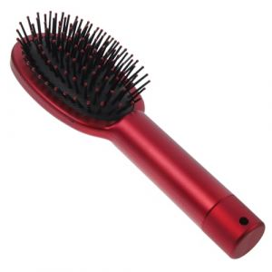 Hohopeti Peigne &agrave; Cheveux Bo&icirc;te de Rangement Secr&egrave;te Rouge, Brosse &agrave; Cheveux Portable Multifonction en Plastique S&ucirc;r, Petit Coffret Discret pour Voyage et Soin Capillaire (Ingrid GL, neuf)