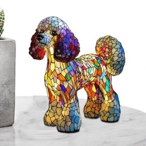 Lampe LED pour table | Veilleuse en résine pour chevet en forme de chien – Lampe LED décorative sans fil pour la maison, la chambre d'enfant, le salon (anticl, neuf)