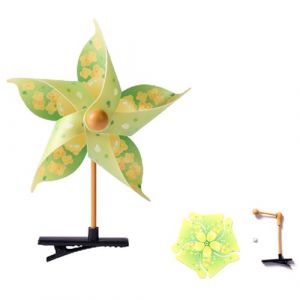 Pince &agrave; cheveux moulin &agrave; vent unique pour les amateurs d'artisanat Assemblage facile &Eacute;pingle &agrave; cheveux pour femme Accessoire de f&ecirc;te Accessoire de f&ecirc;te (FuTaYi, neuf)