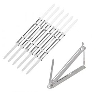 Bajiuxhfei 100 Pi&egrave;ce Fixation Relieur de Document, Attache de Papier de 80 mm, Clips de Fixation Relieur, Attaches de Bande de Fichier, Fixation de Papier de Classement pour Agendas, Reliure Dossier (xingruicheng, neuf)