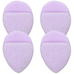 DECHOUS 4 pi&egrave;ces &Eacute;ponge de Nettoyage Visage R&eacute;utilisable Douce et Exfoliante pour Peau Sensible &Eacute;ponge Lavable pour D&eacute;maquillage et Nettoyage Profond des Pores (Delicious.C, neuf)