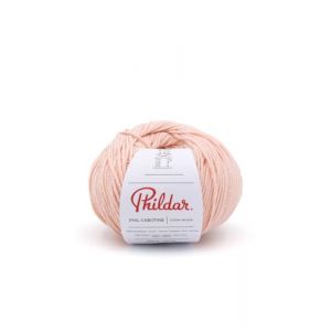 Phildar - Pelote de Laine Phil Cabotine - Laine &agrave; Tricoter - 45% COTON,55% ACRYLIQUE - Aiguille n&deg;3.5 - Couleur PEAU (HAPPYWOOL, neuf)