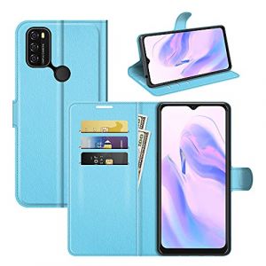 Fertuo Coque pour Blackview A70 / A70 Pro, Antichoc Portefeuille &Eacute;tui Housse en Cuir &agrave; Rabat Flip Cover Case avec Porte Carte, B&eacute;quille, Boucle Magn&eacute;tique pour Blackview A70 Pro, Bleu (Fertuo Store, neuf)