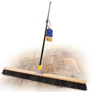 Novaliv Balai à poussière fine avec mélange de crin de cheval - 100 cm avec manche télescopique - Balai d'atelier de grande taille (AMP GmbH, neuf)